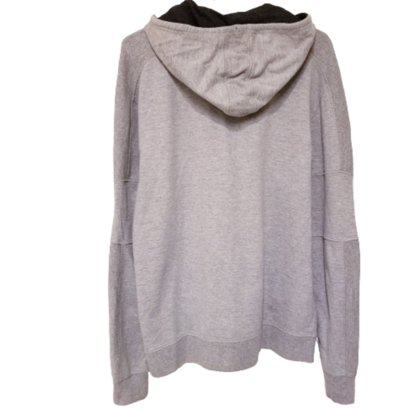 Broken Threads Sewn Style Hooded Sweater Gray XL - Picture 4 of 10